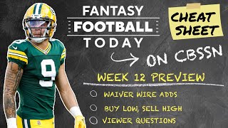 Week 12 Top Waiver Wire Targets BuySell Tips amp More  2024 Fantasy Football Advice [upl. by Shanahan]