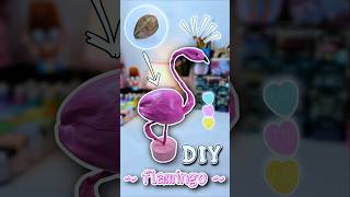 DIY Homemade Flamingo Bird 🦩 Decor😱 WOW Waste coconut 🥥 Reuse idea 💡shorts diy youtubeshorts [upl. by Endora]