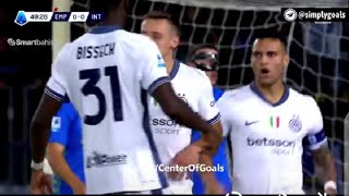 Davide Frattesi GoalEmpoli Vs Inter Milan 01 All goals Results amp Extended Highlights [upl. by Barnabe]