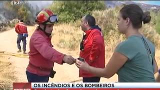 SIC REPORTAGEM ESPECIAL O TRABALHO DOS BOMBEIROS NO COMBATE ÀS CHAMAS [upl. by Eikin]