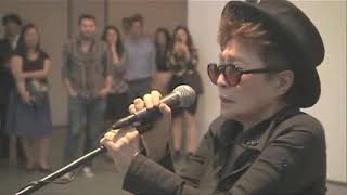 Yoko Ono Sings quotWonderwallquot oasis wonderwall [upl. by Domeniga]