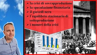 La crisi del 1929 il giovedì nero e il crollo della borsa [upl. by Okimuk]