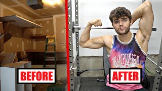 My Dream Home Gym Build EXTREME MAKEOVER [upl. by Eirehc]