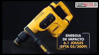 Rotomartillo Demoledor DEWALT D25481K B3  Equipmaster [upl. by Nyrual]