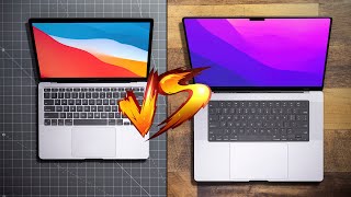 M1 MacBook Air Vs M1 Max MacBook Pro 16 SHOCKINGLY Close [upl. by Ettenig]