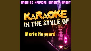 Its All in the Movies In the Style of Merle Haggard Karaoke Version [upl. by Roslyn]