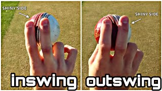 Swing bowling tips  Inswing And Outswing Bowling tips 😮 [upl. by Reppep]