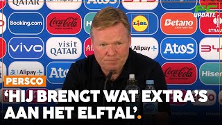 Koeman blikt vooruit op Frankrijk Natuurlijk kan hij starten dat is een optie FCUpdate EK 2024 [upl. by Mureil488]