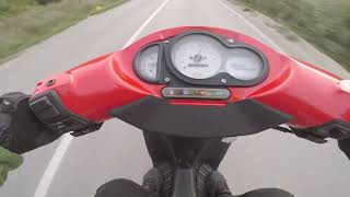 Aprilia SR 125 2T Acceleration amp Top Speed 2K22 [upl. by Cyna602]