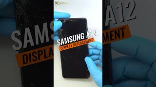 Samsung a12 display replacement done diagnosing and it’s back in life 👍🏻⚡️📲💯 [upl. by Gnuhp]