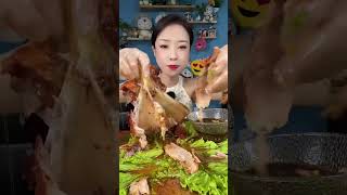 ASMR Eating Spicy Pork Meat Mukbang Eating Show🫒 [upl. by Stavros]