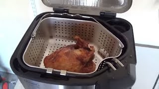 How to fry a Turkey  Butterball Indoor Electric Turkey Fryer 🍗 [upl. by Rexferd]