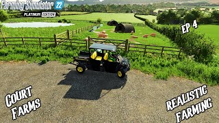 Bought Pigs on Court Farms Ep 4 Realistic Farming  Farming Simulator 22 fs22 [upl. by Shivers]