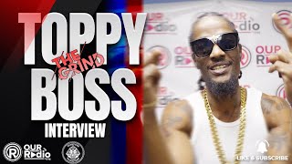 TOPPY BOSS from the ground to the globe Live on The Grind Interview [upl. by Nalat645]