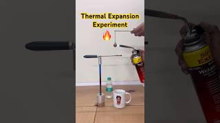 Thermal Expansion Temperature effect on metals physics science experiment shorts thermal [upl. by Rihsab672]