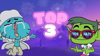 Top 3 meilleures chanteur Cartoon network [upl. by Chicky459]