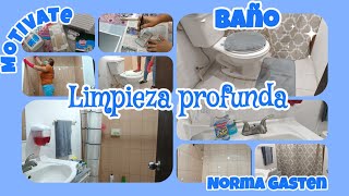 💠LIMPIEZA PROFUNDA DEL BAÑO Limpieza antes de navidad 🧹🩵 [upl. by Willabella]