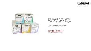 Ethicon Suture Vicryl VIO 30cm M0 7 Single W9172 SINGLE [upl. by Erda743]