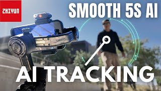 Zhiyun Smooth 5s AI Phone Gimbal Review on IPhone and Android [upl. by Nivrad854]