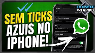 Como TIRAR TICKS AZUIS no IPHONE  WHATSAPP [upl. by Elahcim]