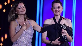 French actor Marion Cotillard wins award at Spains top film festival [upl. by Lindsley]