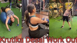 Krutika Desai Work Out [upl. by Rivi]