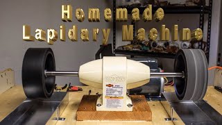 Homemade Lapidary Machine DIY [upl. by Anirbus]