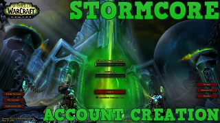 How to create an account  StormCoreTrinityCore 715 [upl. by Currey]