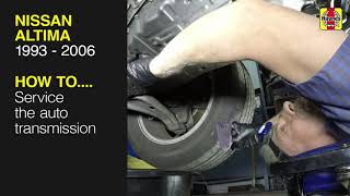 How to Service the auto transmission on the Nissan Altima 1993 to 2006 [upl. by Einahpats]