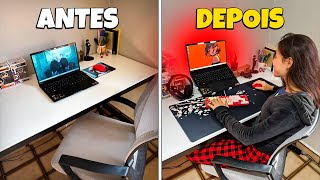 Reformando o Setup Gamer da minha Namorada pt 2 [upl. by Idyak]