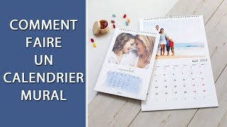 Calendrier mural personnalisé  📆 200 modèles créatifs [upl. by Juieta908]