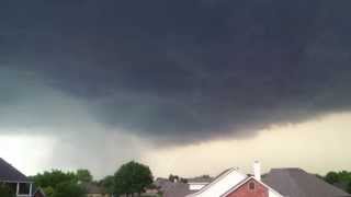 May 15th 2013 Tornado hitting Ranch Brazos Granbury Texas [upl. by Enytsirk380]