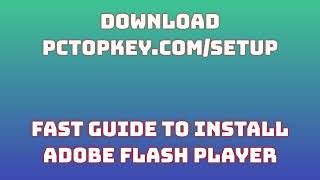 How To Download and Install Adobe Flash Player Manual [upl. by Elleb]