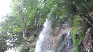 Uracher Wasserfall Waterfall mit Quelle Unesco Biospährenreservat Schwäbische Alb Swabian [upl. by Wynn]