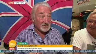 Father Of Paralympian Abbie Hunnisett Awaiting Her Return  Good Morning Britain [upl. by Cooe]