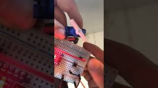 Control Servo Motor with a push button  arduino [upl. by Nadirehs784]