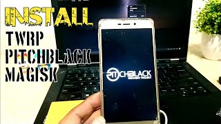 cara mudah pasang TWRP pitchblack recovery magisk dan hapus iklan di xiaomi redmi 3 sekalian [upl. by Papageno]