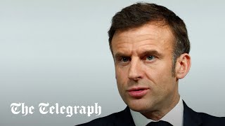 Macron won’t rule out sending troops to Ukraine [upl. by Suelo]