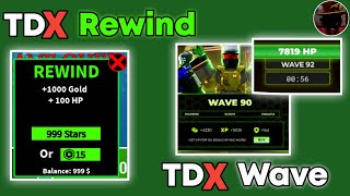 GnomeCode Tower defense Addons 10 TDX Rewind AND TDX Wave [upl. by Nanaek]