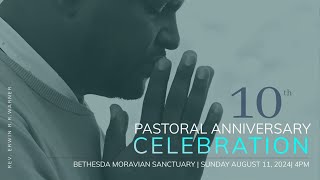 Pastoral Anniversary Celebration  10th Years  Rev Erwin RR Warner  August 11 2024 [upl. by Cindie380]