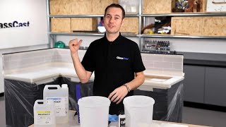 Complete DIY Guide to Decorative Resin Worktops using GlassCast Epoxy Countertop Kits [upl. by Tsugua]