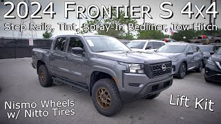 New 2024 Frontier S 4x4 w Nismo Wheels Nitto Tires Lift Kit Step Rails at Nissan of Cookeville [upl. by Roswald]