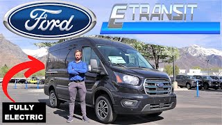 2023 Ford ETransit Is An Electric Cargo Van Actually Practical [upl. by Anilam870]