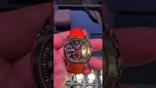 Patek 5968A Aquanaut Chronograph watches trilogywatches watchprosalon2024 [upl. by Imeka98]