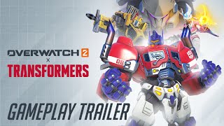 Overwatch 2 x TRANSFORMERS  Gameplay Trailer [upl. by Eibbed]