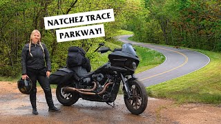 Riding the ENTIRE Natchez Trace Parkway in Two Days Solo Motorcycle Road Trip [upl. by Sadowski]