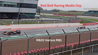 Oracle Red Bull Racing RB1 Flying Laps With RB20 Race Start During Media Day Max Verstappen [upl. by Reinaldo]