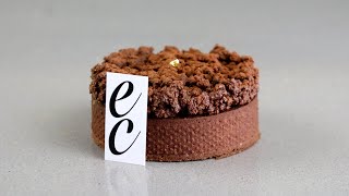 Tarta crujiente de Chocolate y Speculoos  Crispy Chocolate and Speculoos tart [upl. by Engenia]