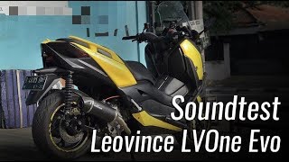 Sound Test  Leovince LvOne Evo Fullsystem Yamaha Xmax [upl. by Joshua]