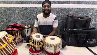 Copper Dhama Jodi  Pakhawaj Style Low Octave Scale Tabla  Jonty Musical Kendra 919871307271 [upl. by Ahtnicaj]